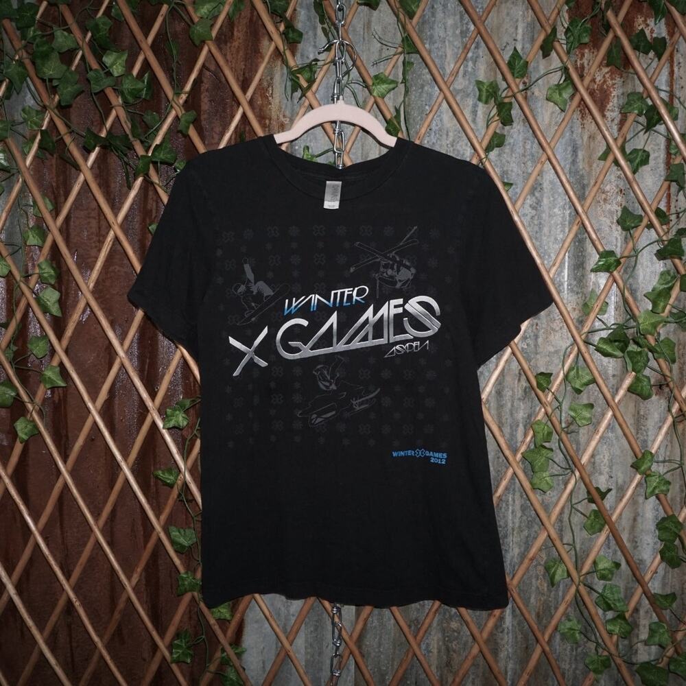 S - Vintage Y2K American Vintage T-Shirts winter games aspen